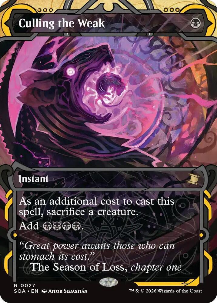 Culling the Weak [Secrets of Strixhaven: Mystical Archive] 27