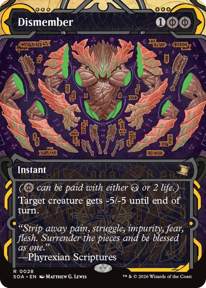 Dismember [Secrets of Strixhaven: Mystical Archive] 28