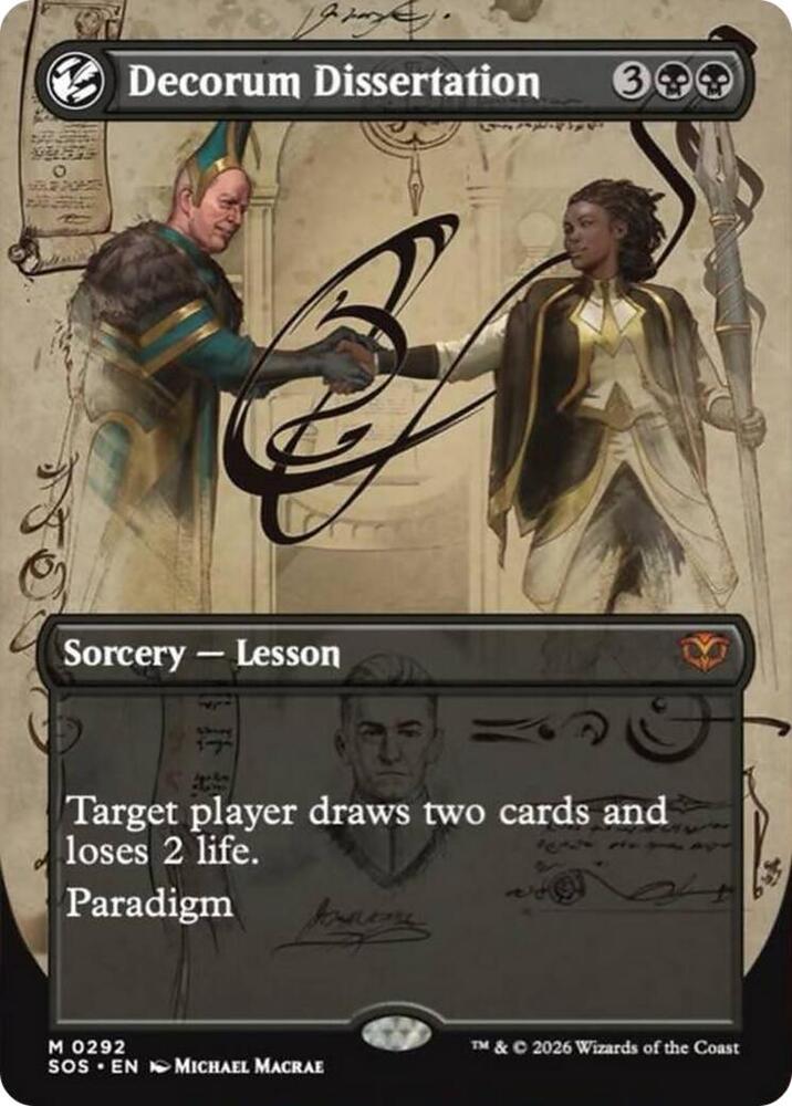 Decorum Dissertation (Borderless) [Secrets of Strixhaven] 292