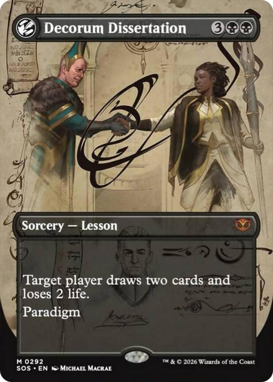 Decorum Dissertation (Borderless) [Secrets of Strixhaven] 292
