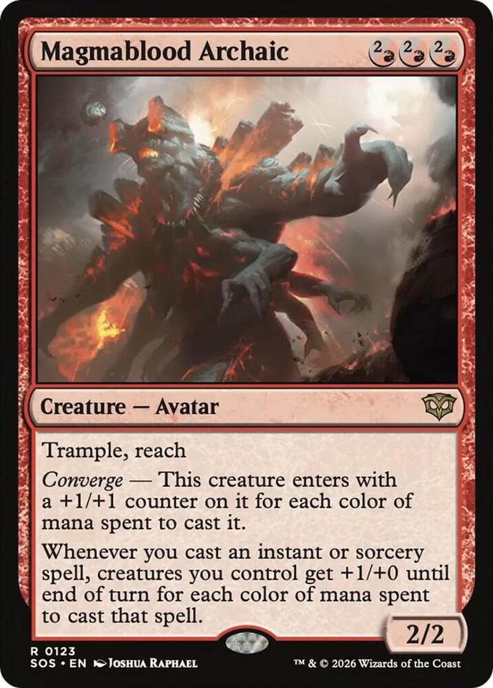 Magmablood Archaic [Secrets of Strixhaven] 123