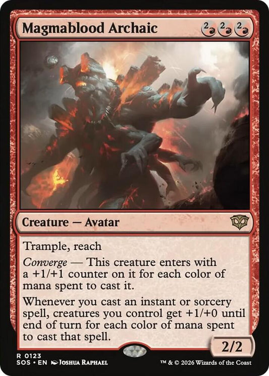 Magmablood Archaic [Secrets of Strixhaven] 123