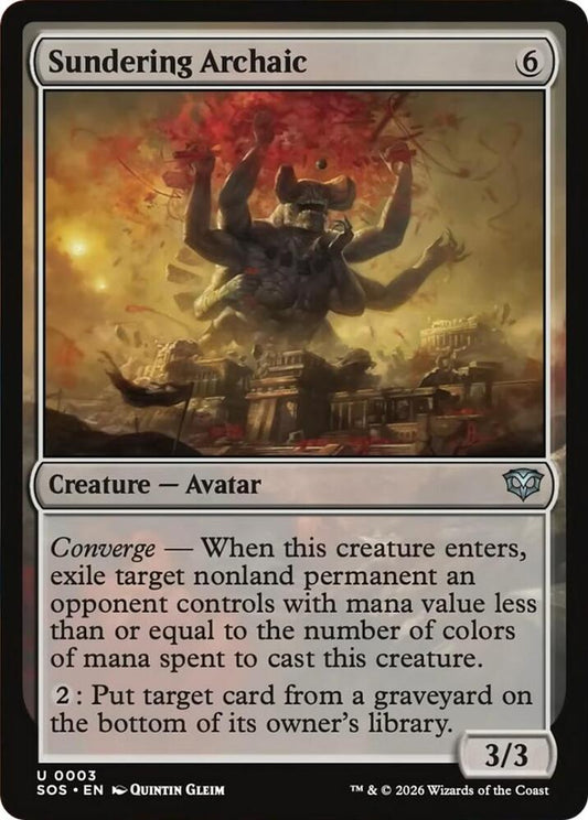 Sundering Archaic [Secrets of Strixhaven] 3