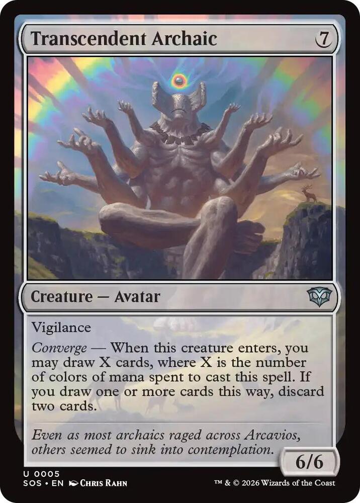 Transcendent Archaic [Secrets of Strixhaven] 5