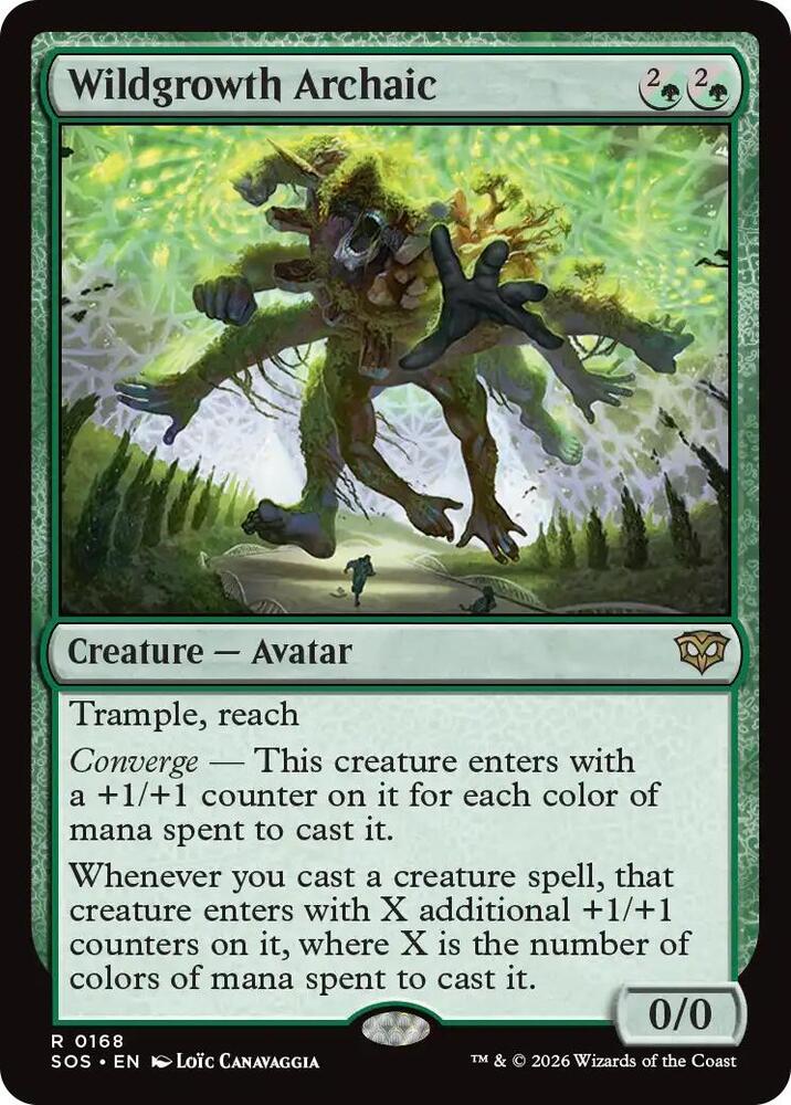 Wildgrowth Archaic [Secrets of Strixhaven] 168