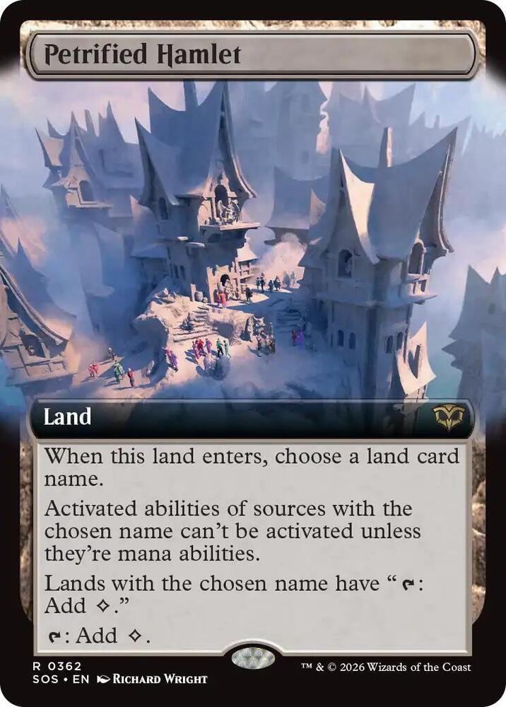 Petrified Hamlet (Extended Art) [Secrets of Strixhaven] 362