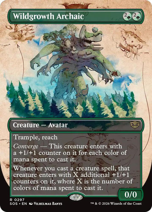 Wildgrowth Archaic (Borderless) [Secrets of Strixhaven] 297