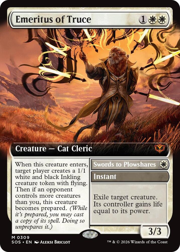 Emeritus of Truce (Extended Art) [Secrets of Strixhaven] 309