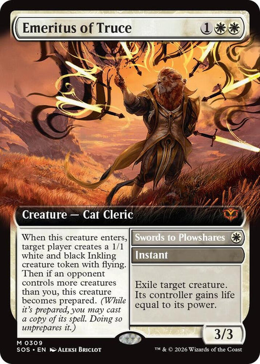 Emeritus of Truce (Extended Art) [Secrets of Strixhaven] 309