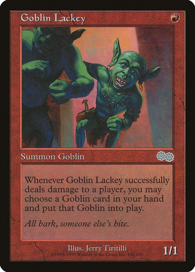 Goblin Lackey [Urza's Saga] 190