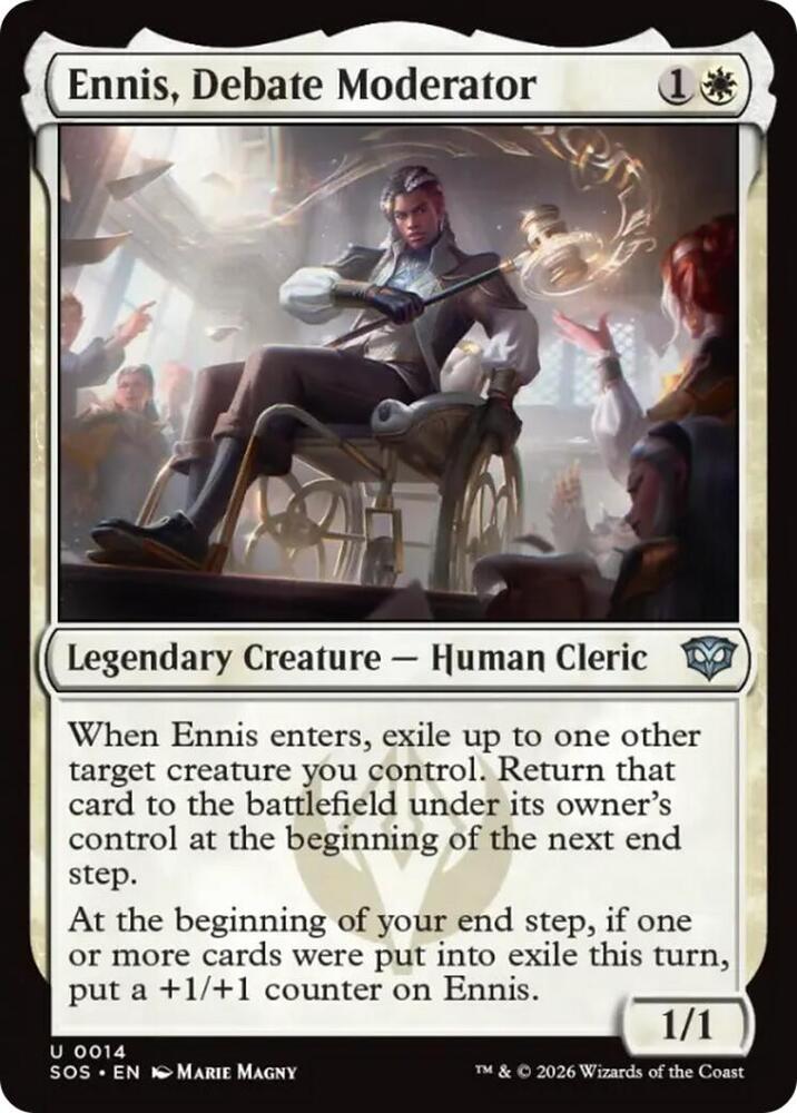 Ennis, Debate Moderator [Secrets of Strixhaven] 14