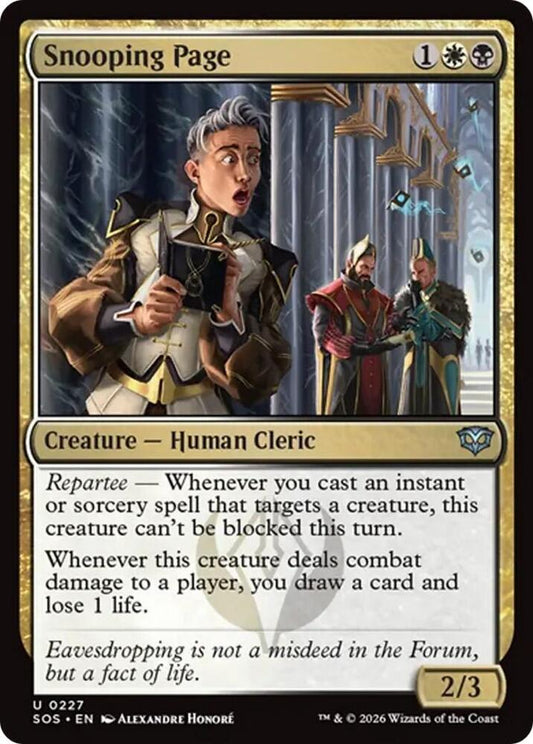 Snooping Page [Secrets of Strixhaven] 227