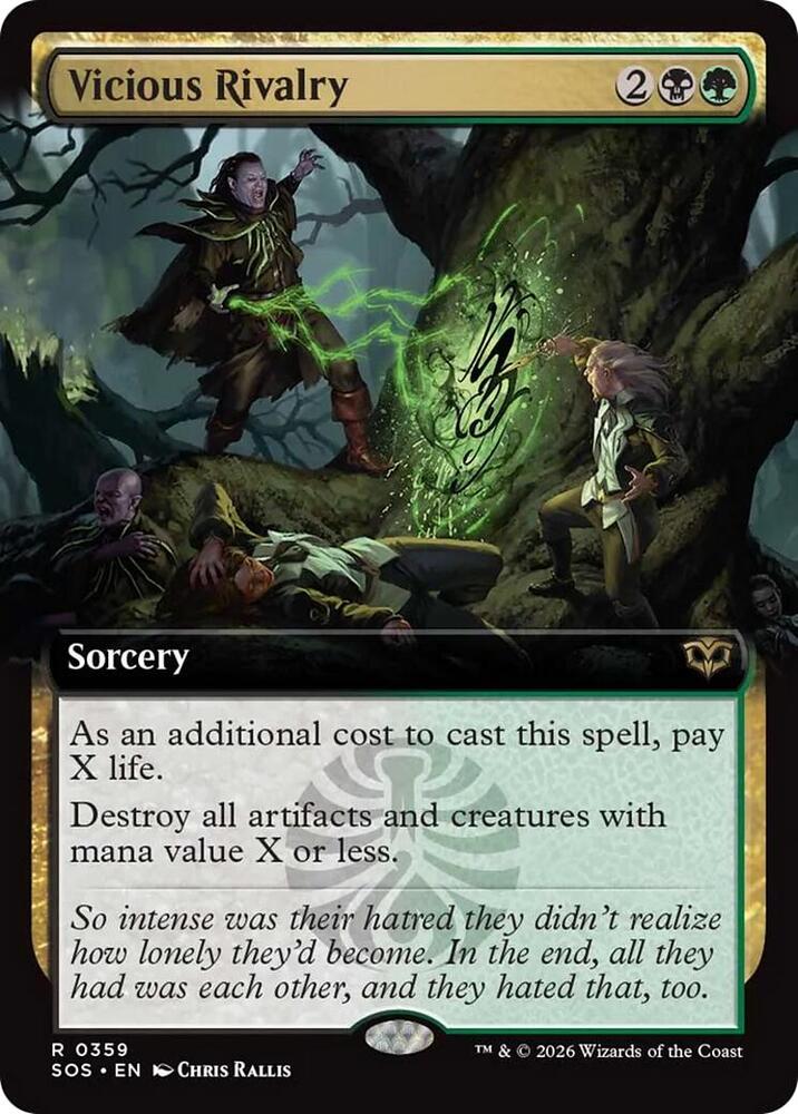 Vicious Rivalry (Extended Art) [Secrets of Strixhaven] 359