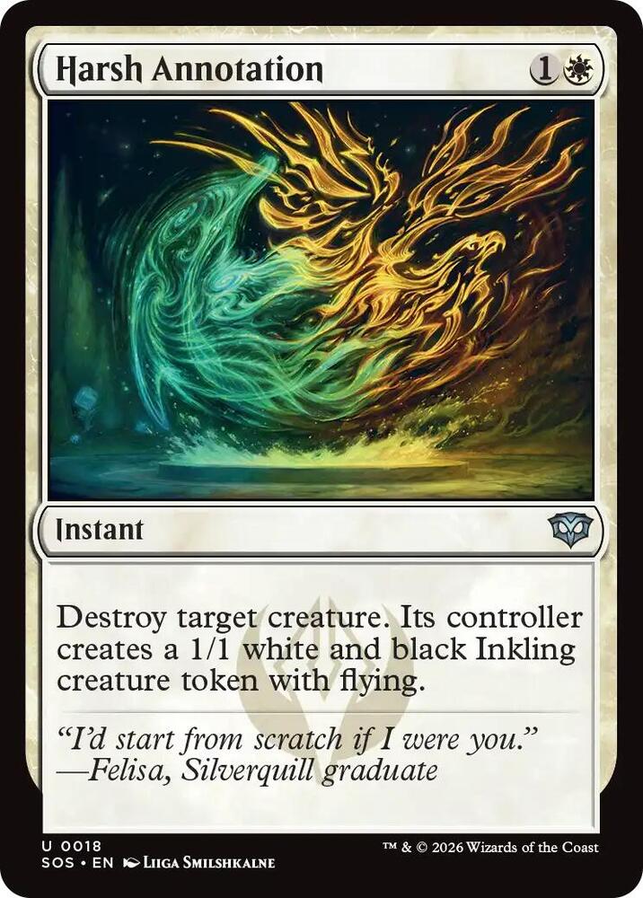 Harsh Annotation [Secrets of Strixhaven] 18