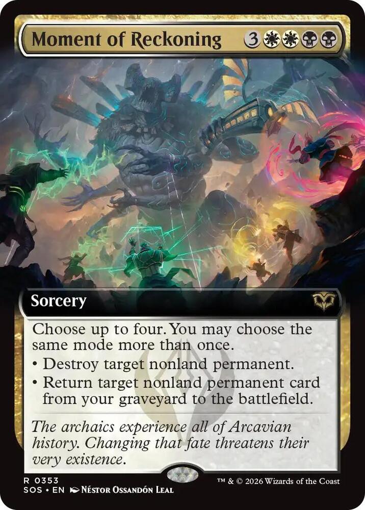 Moment of Reckoning (Extended Art) [Secrets of Strixhaven] 353