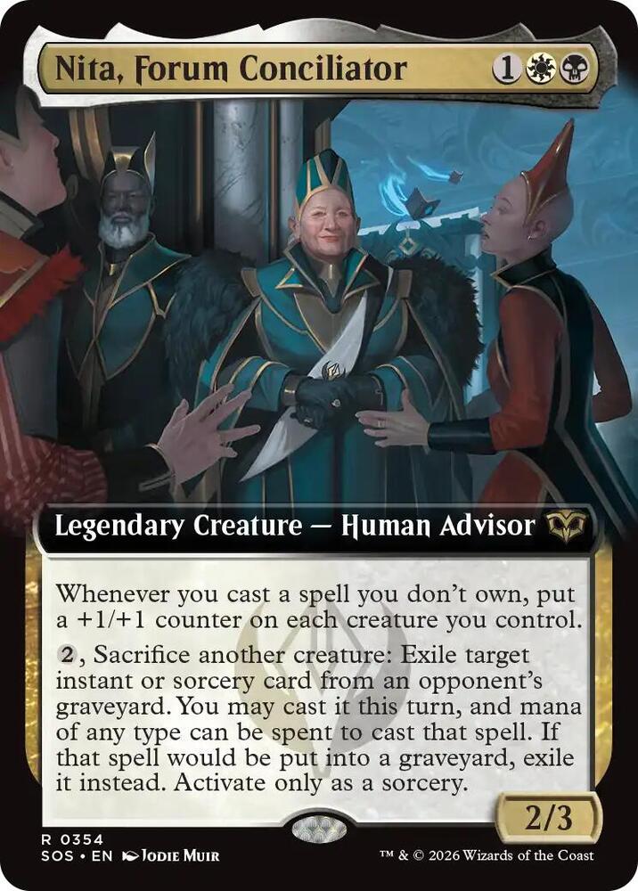Nita, Forum Conciliator (Extended Art) [Secrets of Strixhaven] 354