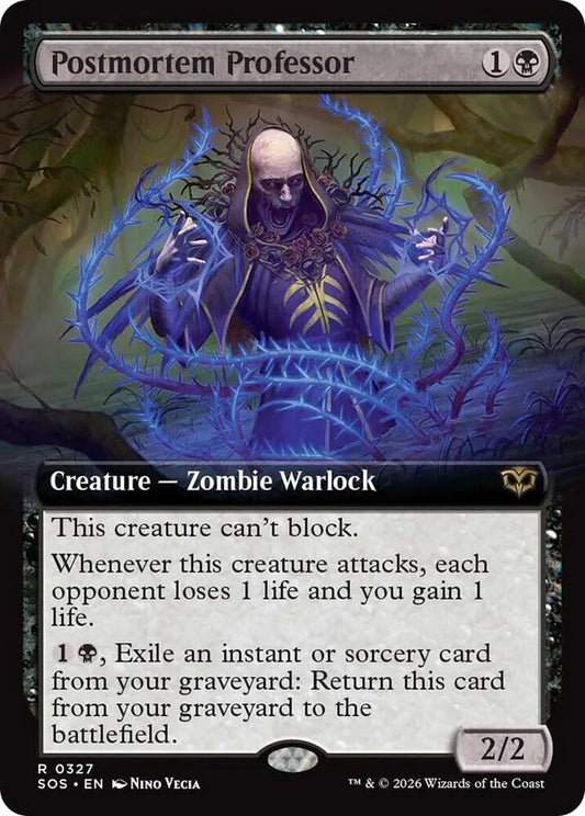 Postmortem Professor (Extended Art) [Secrets of Strixhaven] 327