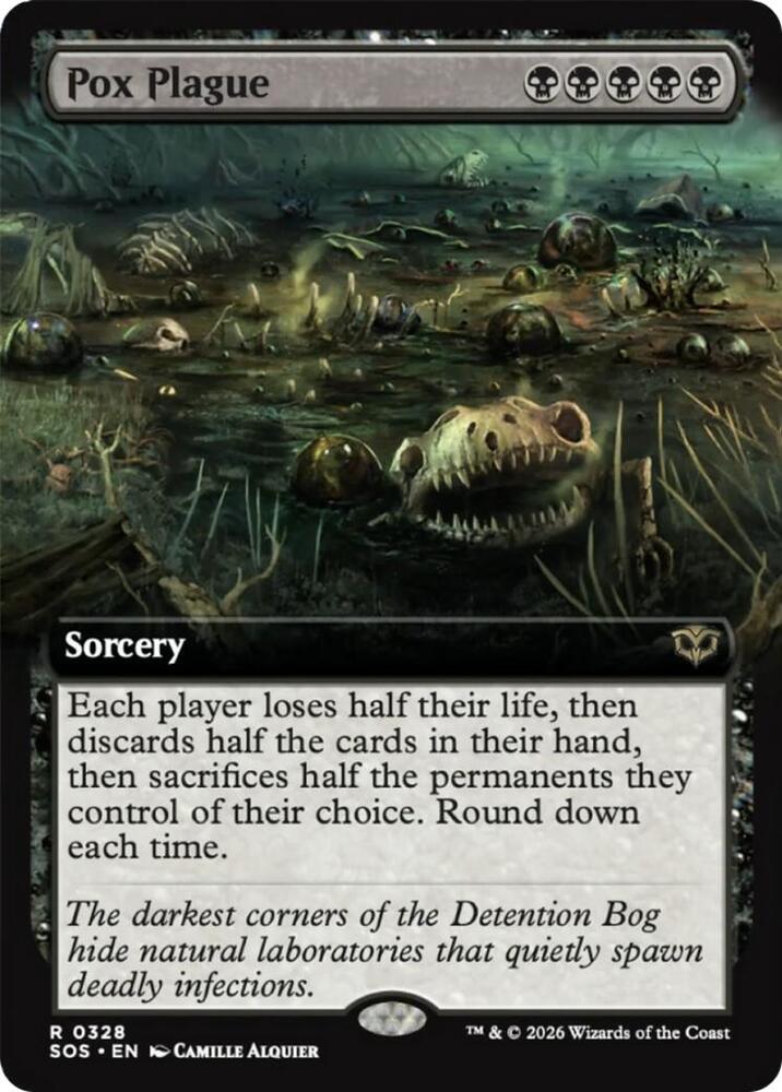 Pox Plague (Extended Art) [Secrets of Strixhaven] 328