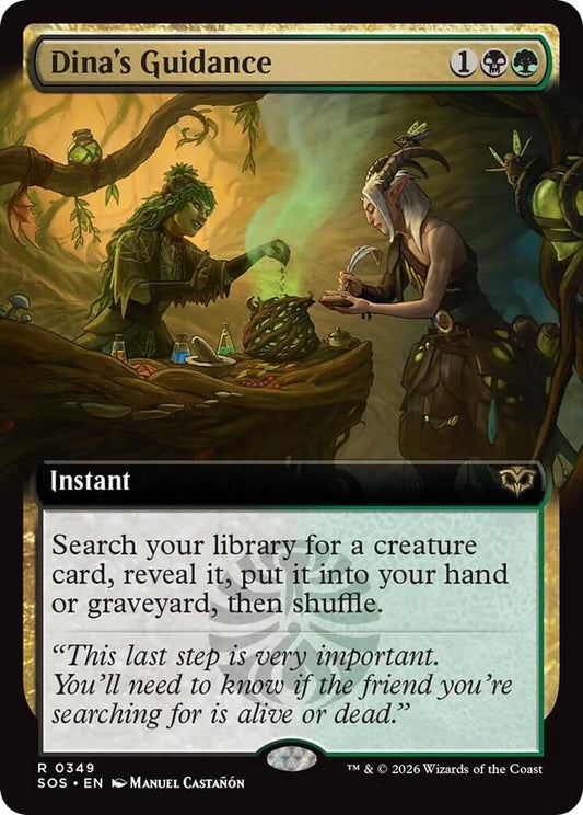 Dina's Guidance (Extended Art) [Secrets of Strixhaven] 349