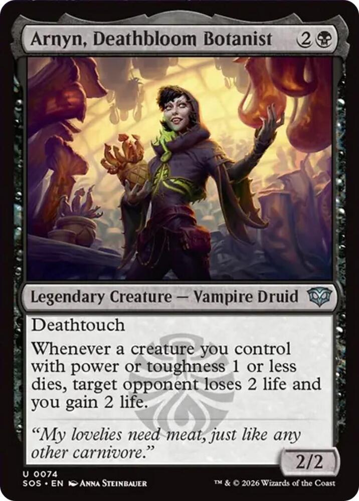 Arnyn, Deathbloom Botanist [Secrets of Strixhaven] 74