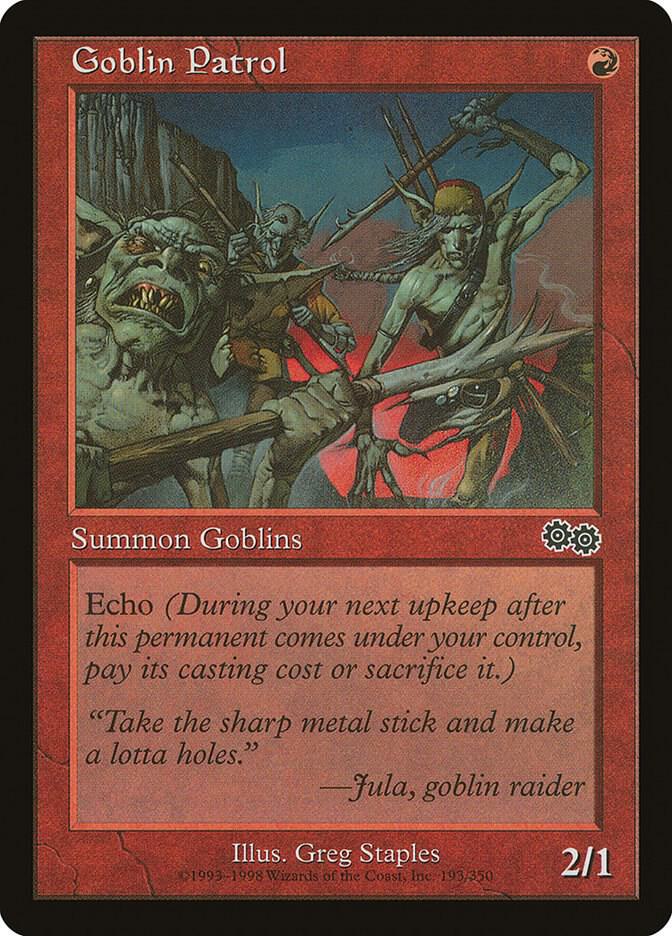 Goblin Patrol [Urza's Saga] 193