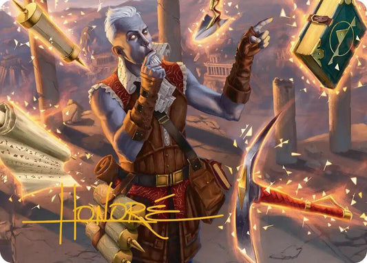 Dig Site Inventory Art Card (Gold-Stamped Signature) [Art Series: Secrets of Strixhaven] 2