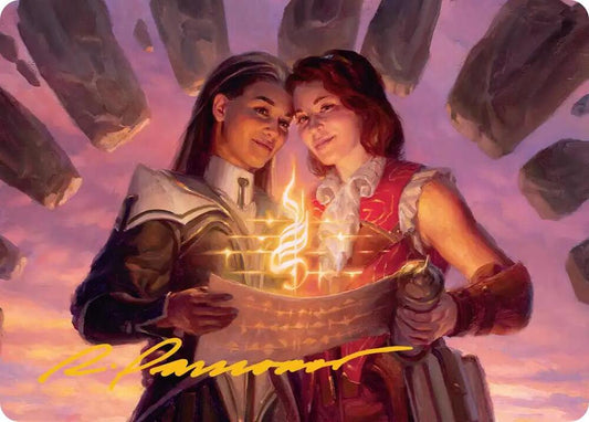 Joined Researchers Art Card (Gold-Stamped Signature) [Art Series: Secrets of Strixhaven] 5