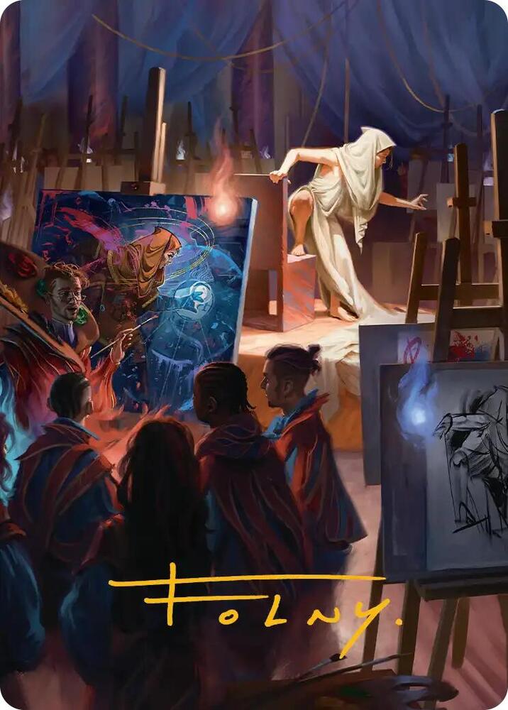 Archaeomancer Art Card (Gold-Stamped Signature) [Art Series: Secrets of Strixhaven] 41