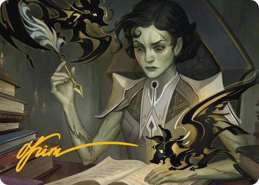Eternal Student Art Card (Gold-Stamped Signature) [Art Series: Secrets of Strixhaven] 11
