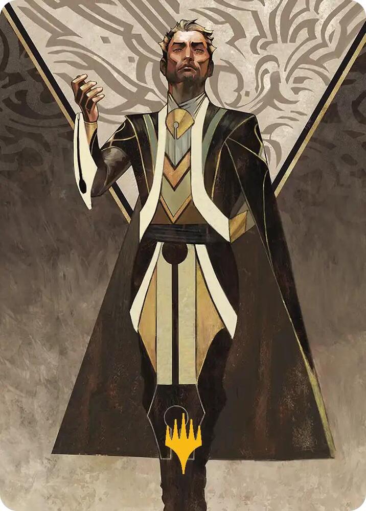 Ral Zarek, Guest Lecturer Art Card (Gold-Stamped Planeswalker Symbol) [Art Series: Secrets of Strixhaven] 27