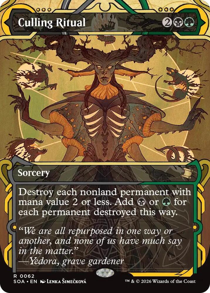 Culling Ritual [Secrets of Strixhaven: Mystical Archive] 62