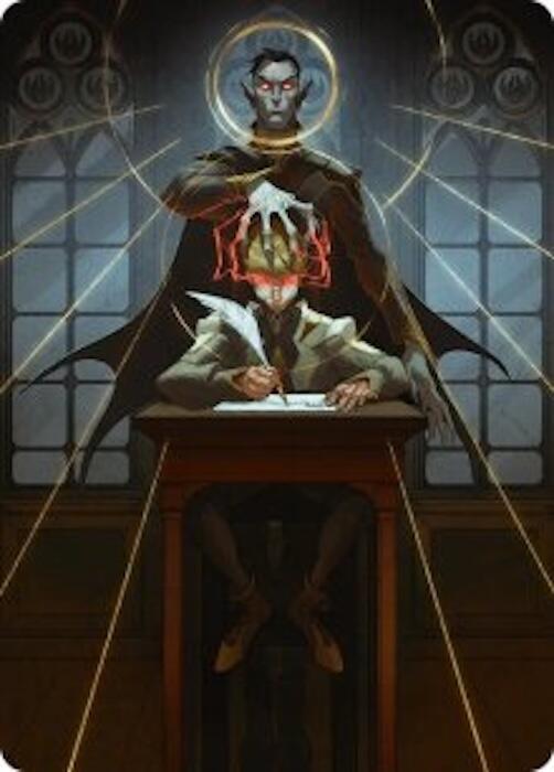 Vampiric Tutor Art Card [Art Series: Secrets of Strixhaven] 45