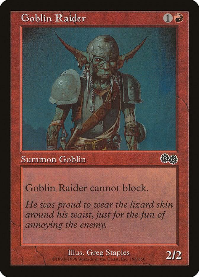 Goblin Raider [Urza's Saga] 194