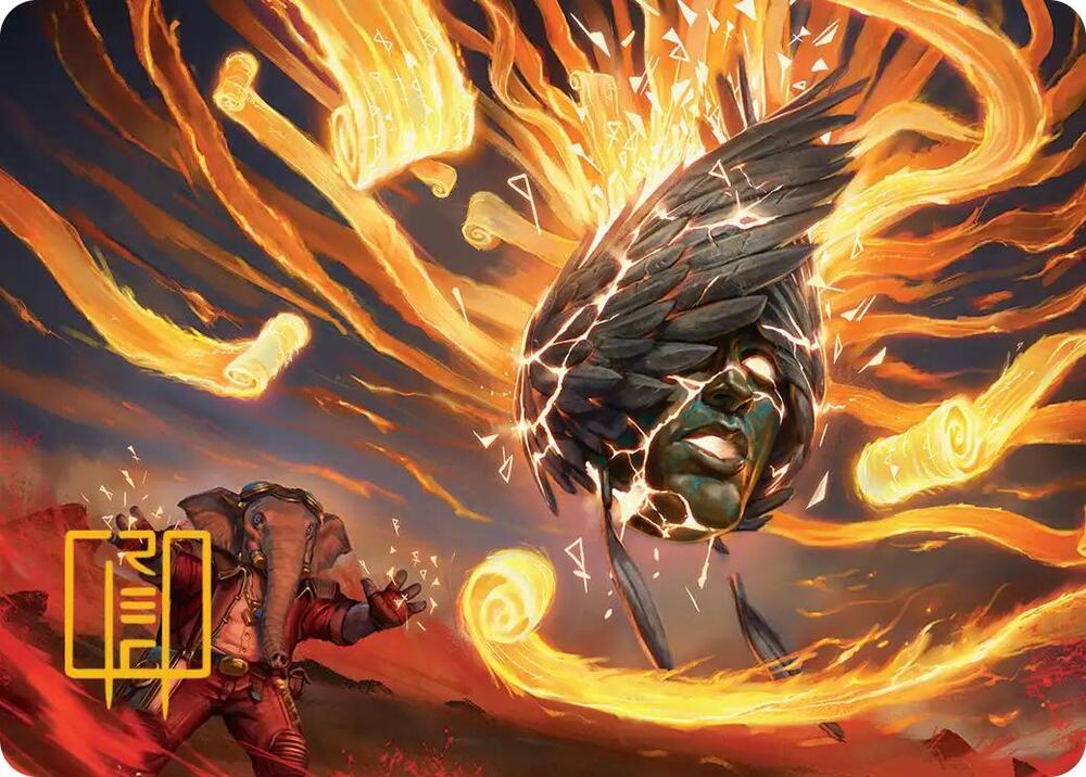 Flashback Art Card (Gold-Stamped Signature) [Art Series: Secrets of Strixhaven] 12