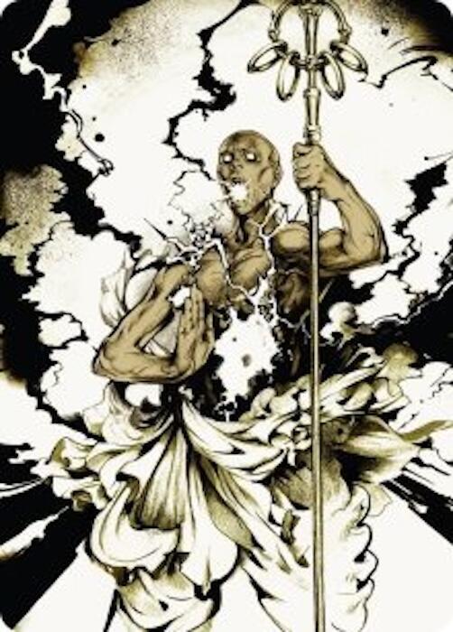 Burst Lightning Art Card [Art Series: Secrets of Strixhaven] 51
