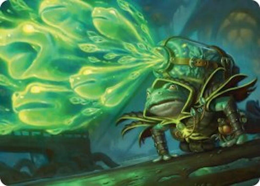 Burrog Barrage Art Card [Art Series: Secrets of Strixhaven] 15