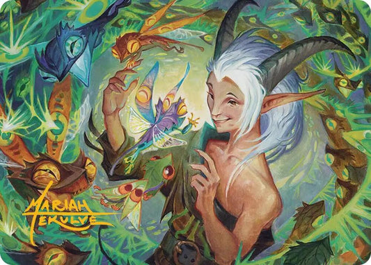 Lumaret's Favor Art Card (Gold-Stamped Signature) [Art Series: Secrets of Strixhaven] 16