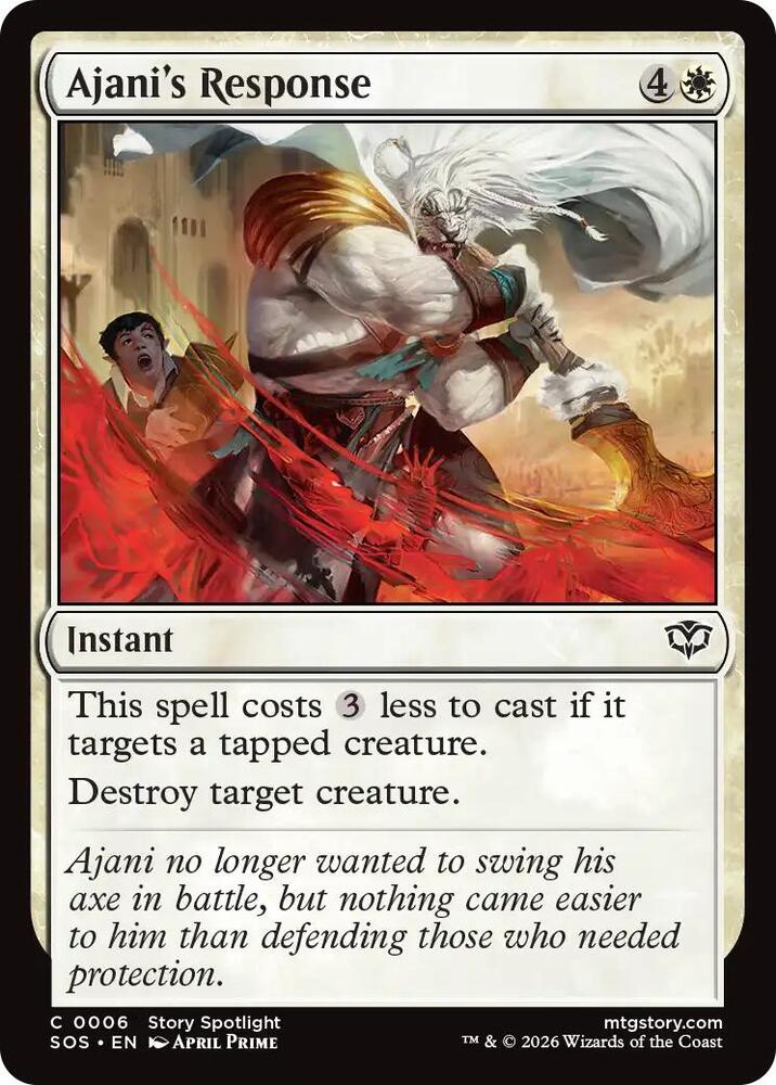 Ajani's Response [Secrets of Strixhaven] 6