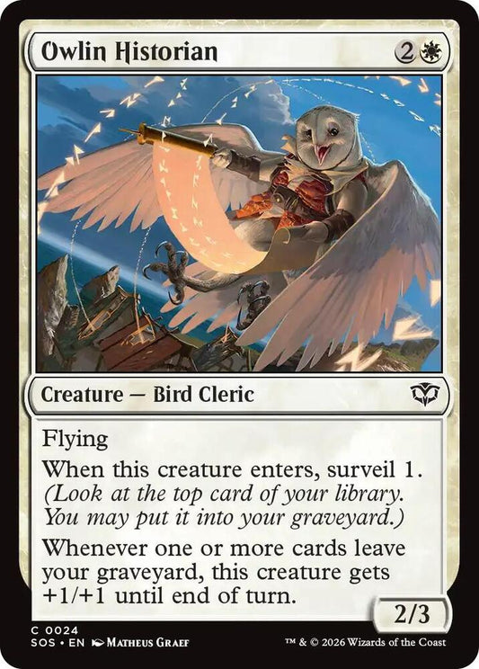 Owlin Historian [Secrets of Strixhaven] 24