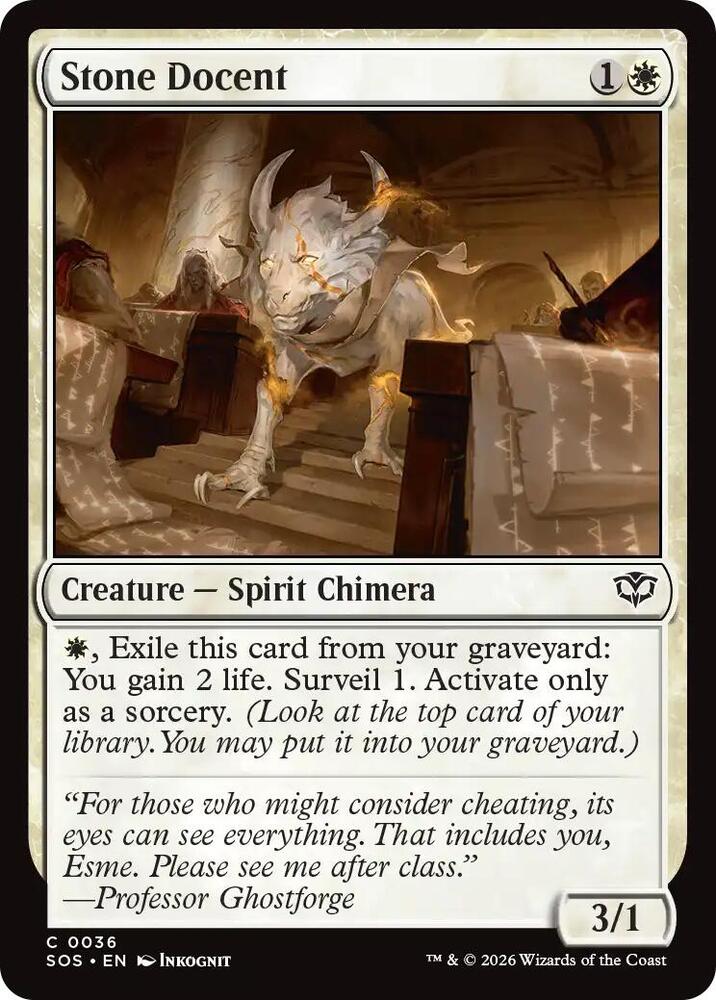 Stone Docent [Secrets of Strixhaven] 36