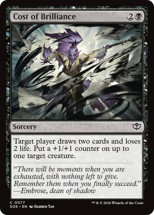 Cost of Brilliance [Secrets of Strixhaven] 77