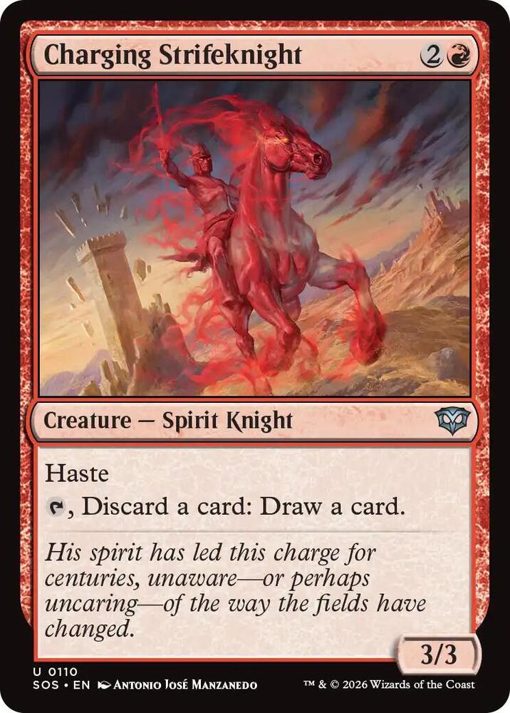 Charging Strifeknight [Secrets of Strixhaven] 110
