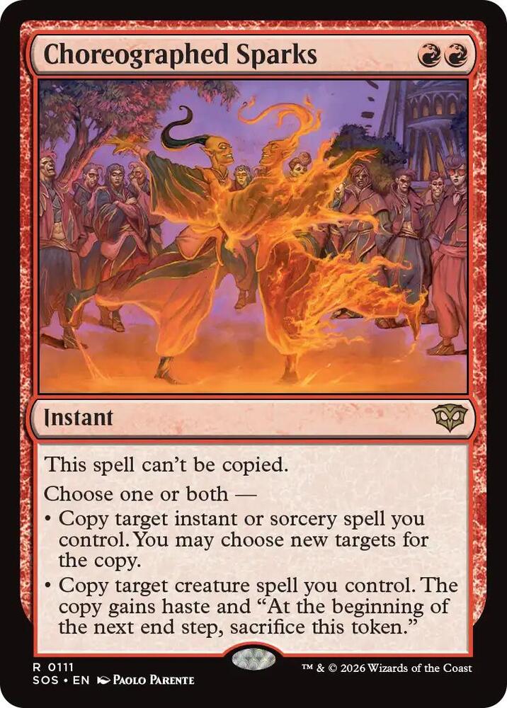 Choreographed Sparks [Secrets of Strixhaven] 111