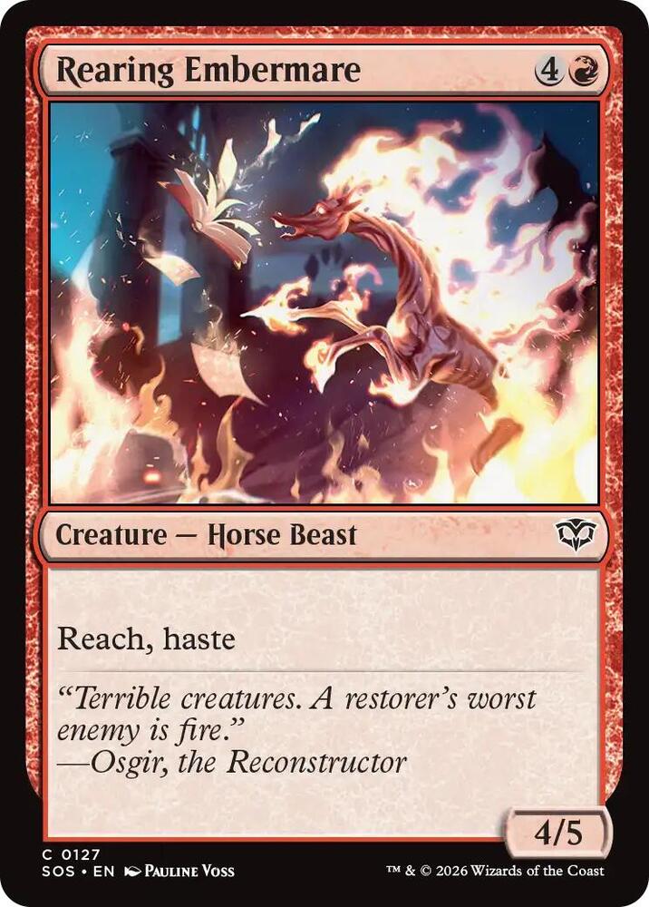 Rearing Embermare [Secrets of Strixhaven] 127