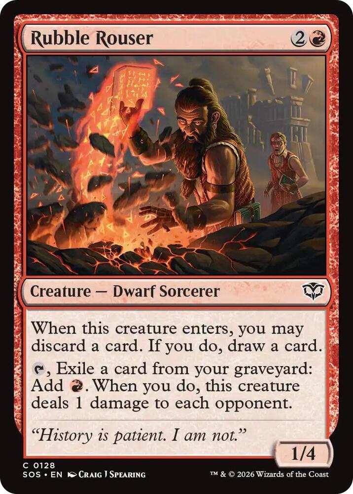 Rubble Rouser [Secrets of Strixhaven] 128