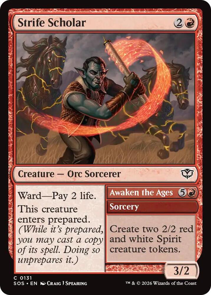 Strife Scholar [Secrets of Strixhaven] 131