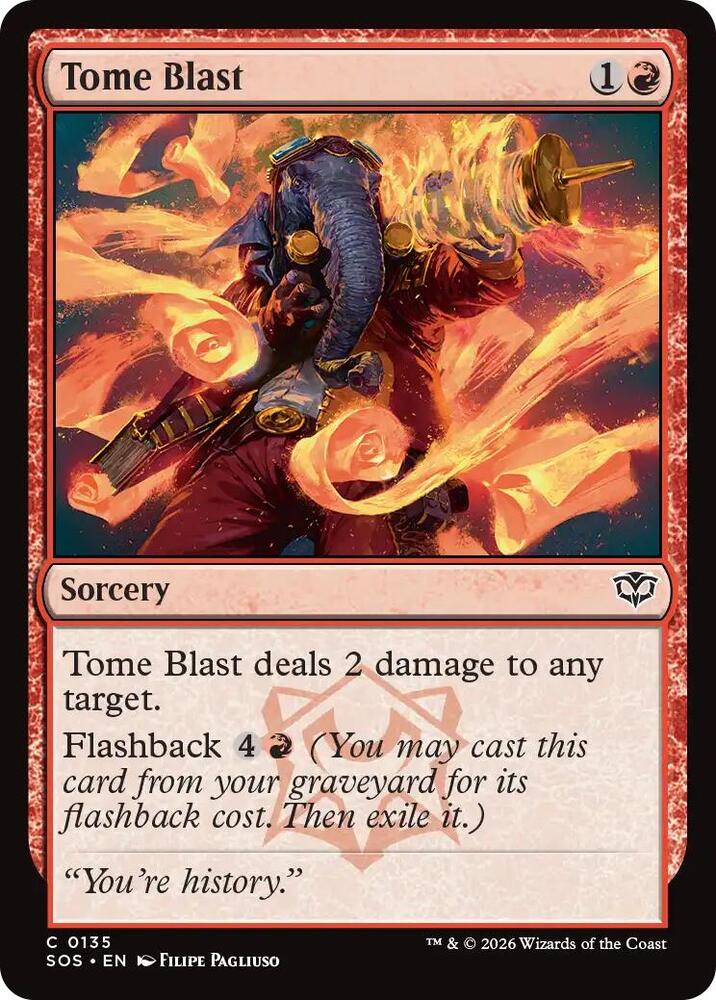 Tome Blast [Secrets of Strixhaven] 135
