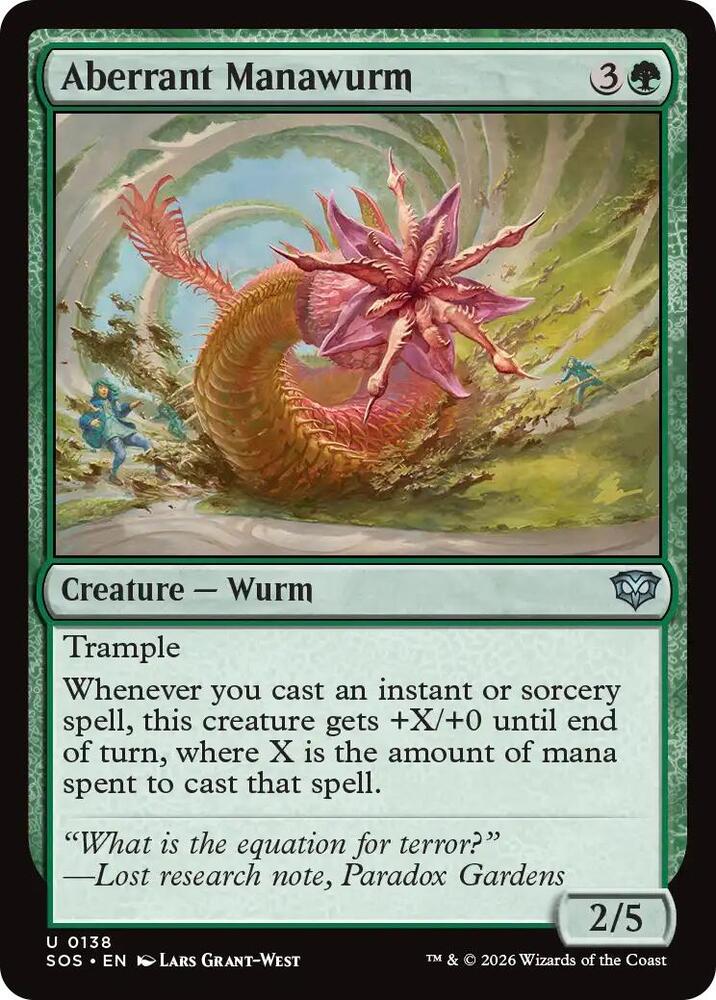 Aberrant Manawurm [Secrets of Strixhaven] 138