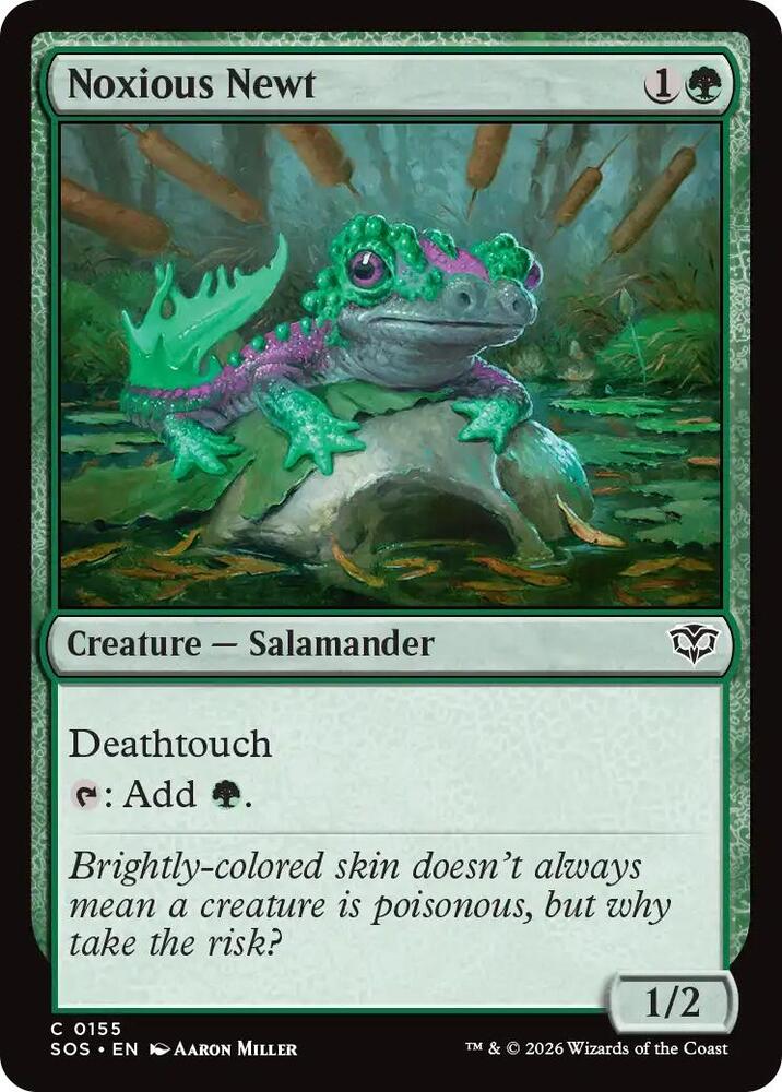 Noxious Newt [Secrets of Strixhaven] 155
