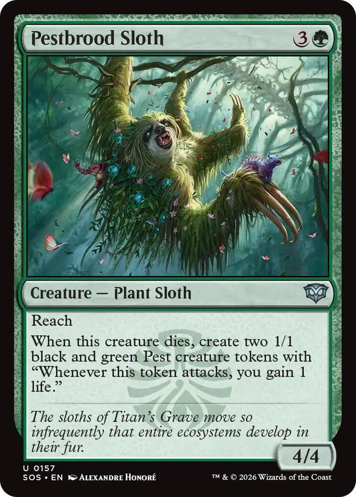 Pestbrood Sloth [Secrets of Strixhaven] 157